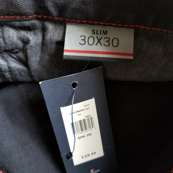 🆕️Tommy Hilfiger Denim SLIM Navy Blue 30x30 - Picture 7 of 7